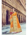 Mustard Silk Designer Traditional Saree