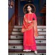 Rani And Orange Olive Silk Designer Palazzo Suit
