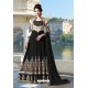 Black Pure Faux Georgette Designer Anarkali Suits