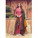 Old Rose Pure Jam Silk Palazzo Suit