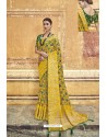 Yellow Fancy Fabric Designer Saree
