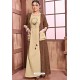 Beige And Brown Readymade Different Rayon Long Kurti