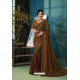 Multi Colour Silk Thread Embroidered Designer Saree