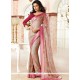 Staring Patch Border Work Casual Saree