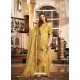 Mustard Designer Casual Wear Wool Pashmina Palazzo Salwar Suit