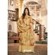 Cream Designer Casual Wear Wool Pashmina Palazzo Salwar Suit