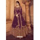 Deep Wine Heavy Embroidered Gown Style Designer Anarkali Suit