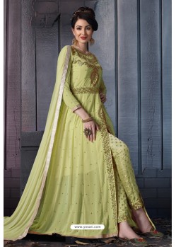 Green Latest Embroidered Wedding Wedding Suit