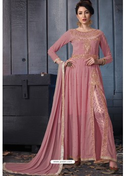 Pink Latest Embroidered Wedding Wedding Suit