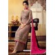 Old Rose Designer Party Wear Viscose Georgette Palazzo Salwar Suit