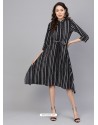 Black Readymade Designer Party Wear Readymade Kurti For Girls