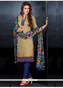 Desirable Lace Work Churidar Salwar Suit