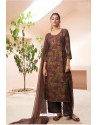 Multi Colour Designer Casual Wear Pashmina Palazzo Salwar Suit