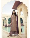 Old Rose Designer Party Wear Pure Dola Viscose Palazzo Salwar Suit