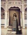 Silver Designer Party Wear Pure Dola Viscose Palazzo Salwar Suit