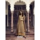 Beige Designer Party Wear Pure Dola Viscose Palazzo Salwar Suit