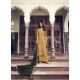 Mustard Designer Party Wear Pure Dola Viscose Palazzo Salwar Suit