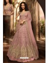 Mauve Heavy Embroidered Designer Wedding Lehenga Choli