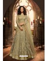 Olive Green Heavy Embroidered Designer Wedding Lehenga Choli