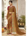 Marigold Latest Casual Wear Designer Sari