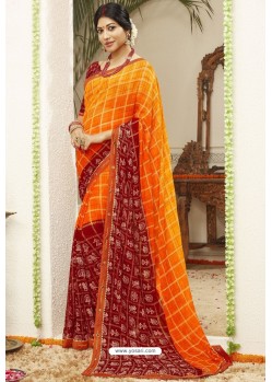 Multi Colour Latest Casual Wear Designer Sari