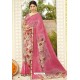 Light Pink Latest Casual Wear Designer Sari