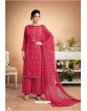 Rani Designer Party Wear Heavy Muslin Palazzo Salwar Suit