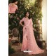 Pink Party Wear Designer Embroidered Sari