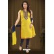 Yellow Designer Readymade Churidar Salwar Suit