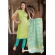 Green Designer Readymade Churidar Salwar Suit