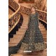 Carbon Latest Heavy Embroidered Designer Wedding Anarkali Suit