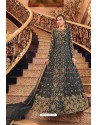 Carbon Latest Heavy Embroidered Designer Wedding Anarkali Suit