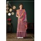 Old Rose Designer Casual Wear Pashmina Palazzo Salwar Suit