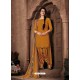 Mustard Designer Wear Pure Pashmina Jacquard Punjabi Patiala Suit
