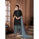 Black Designer Wear Pure Pashmina Jacquard Punjabi Patiala Suit