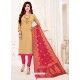 Khaki Designer Party Wear Readymade Churidar Salwar Suit