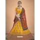 Yellow Heavy Embroidered Designer Wedding Lehenga Choli