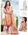 Girlish Cotton Multi Colour Churidar Designer Suit