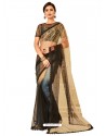 Beige Designer Casual Wear Printed Sari