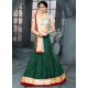 Dark Green Heavy Embroidered Designer Wedding Lehenga Choli