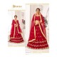 Red Heavy Embroidered Designer Wedding Lehenga Choli