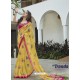 Yellow Casual Wear Designer Cotton Sari