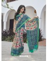 Multi Colour Casual Wear Designer Cotton Sari