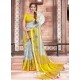 Light Grey Casual Wear Designer Cotton Sari