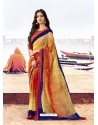 Multi Colour Casual Wear Designer Georgette Sari