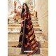 Black Casual Wear Designer Georgette Sari