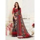 Multi Colour Casual Wear Designer Digital Printed Handloom Linen Sari