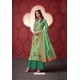 Jade Green Pure Ikat Silk Digital Printed Palazzo Suit