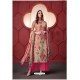 Desirable Multi Colour Pure Ikat Silk Digital Printed Palazzo Suit
