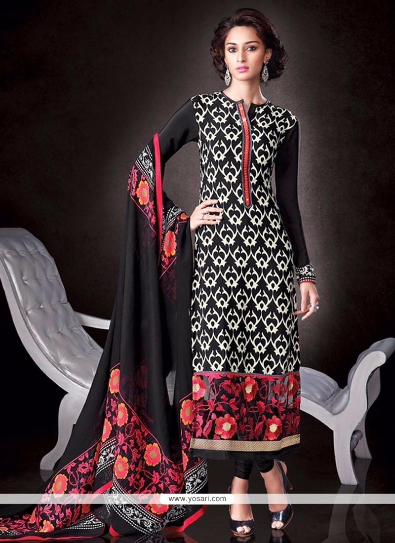 Elegant Print Work Designer Pakistani Salwar Suit